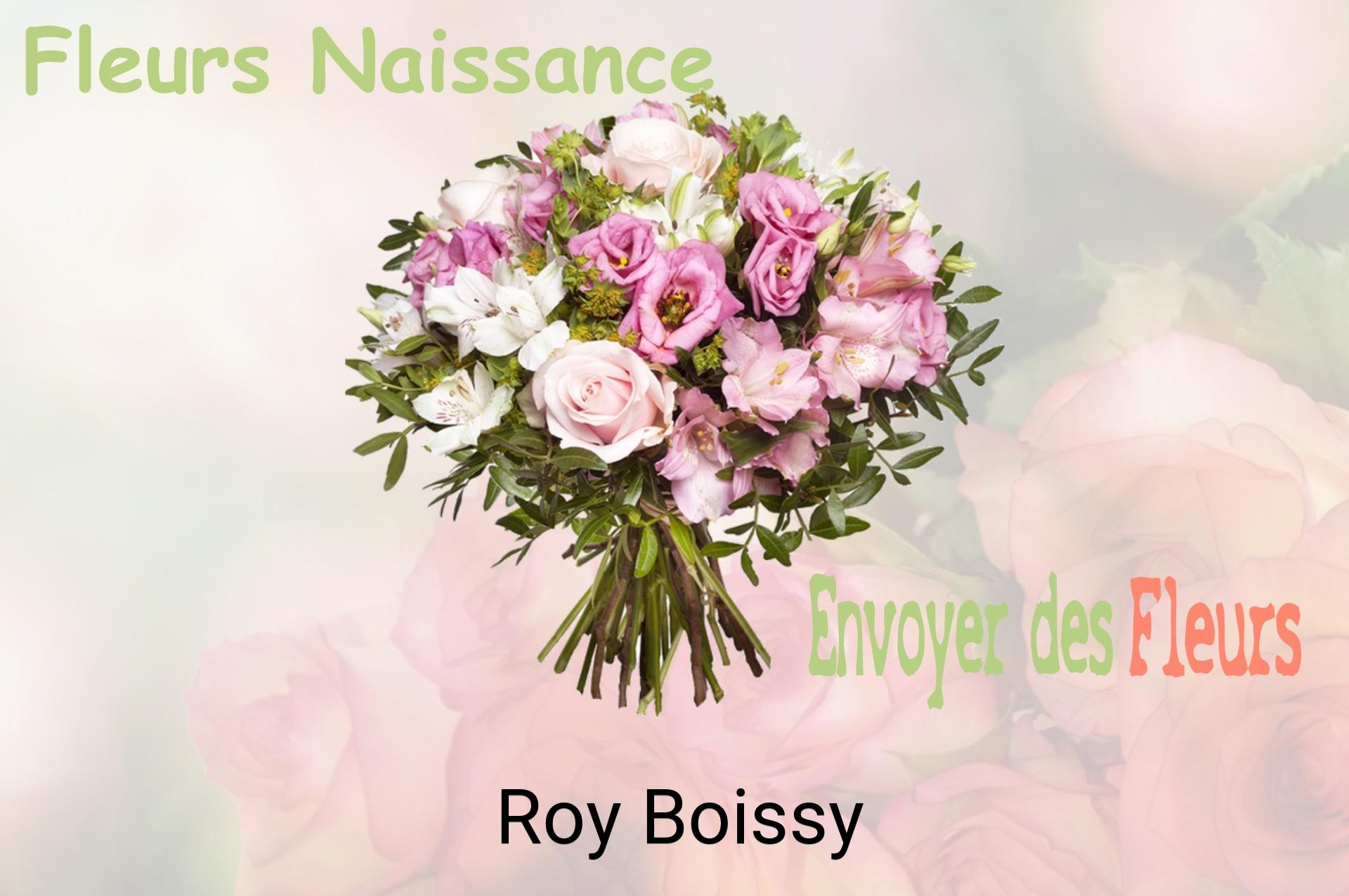Bouquet de fleurs de naissance livré à Roy-Boissy